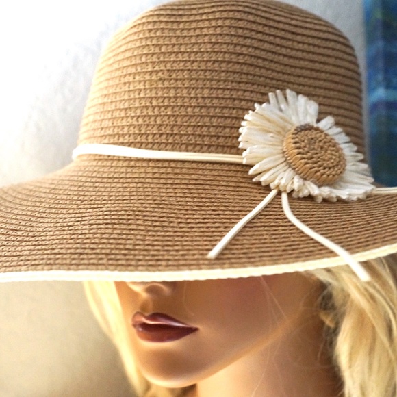 Sunflower Beach Sun Hat 2 colors - Picture 4 of 4